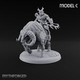Thundering Into Battle Beastman Gorthek Riders — C · Without