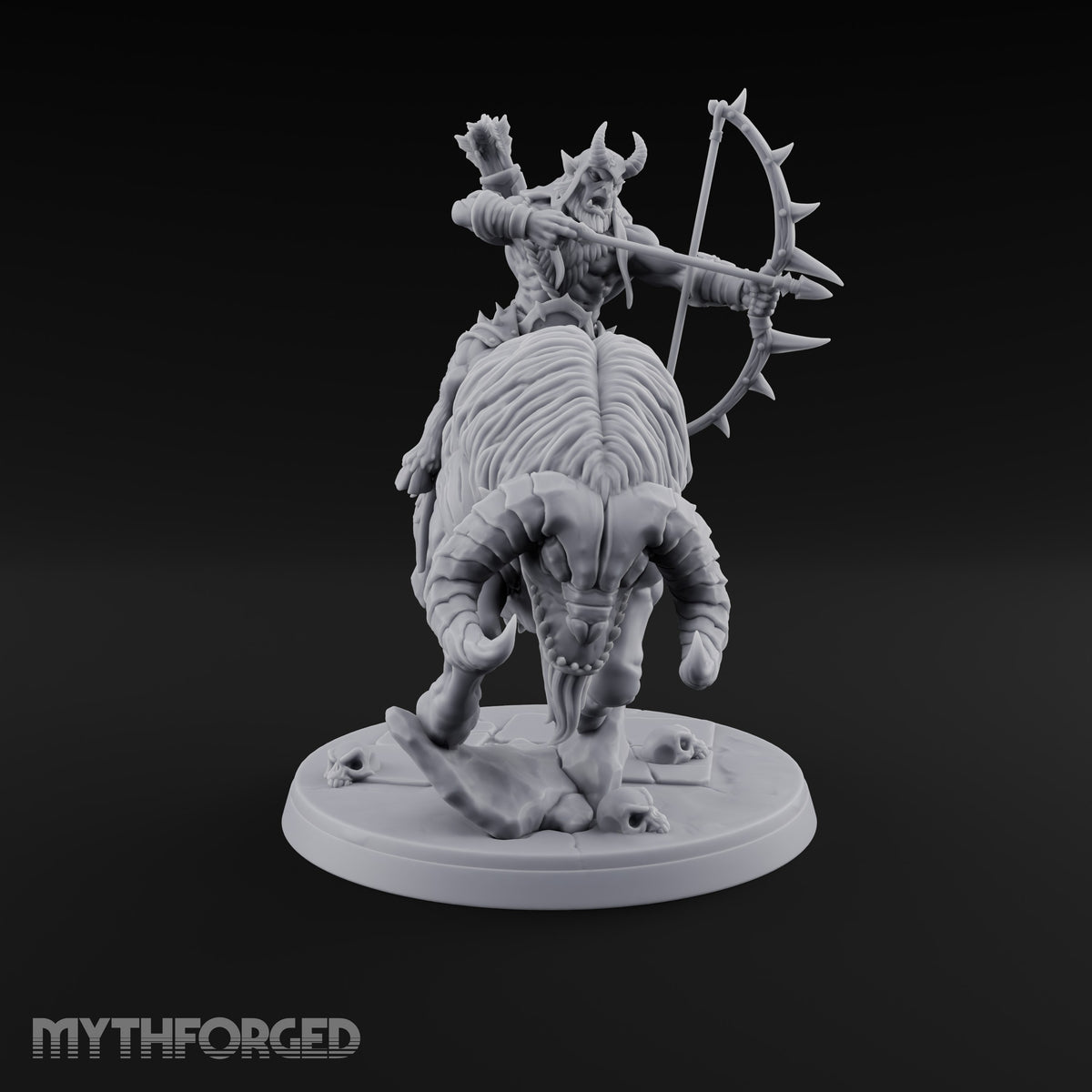 Thundering Into Battle Beastman Gorthek Riders — D · With