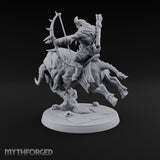 Thundering Into Battle Beastman Gorthek Rider D — With