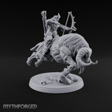 Thundering Into Battle Beastman Gorthek Rider D — Without
