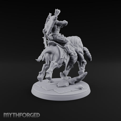 Thundering Into Battle Beastman Gorthek Rider D — Without