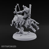 Thundering Into Battle Beastman Gorthek Rider D — Without