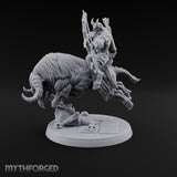 Thundering Into Battle Beastman Gorthek Rider D — Without