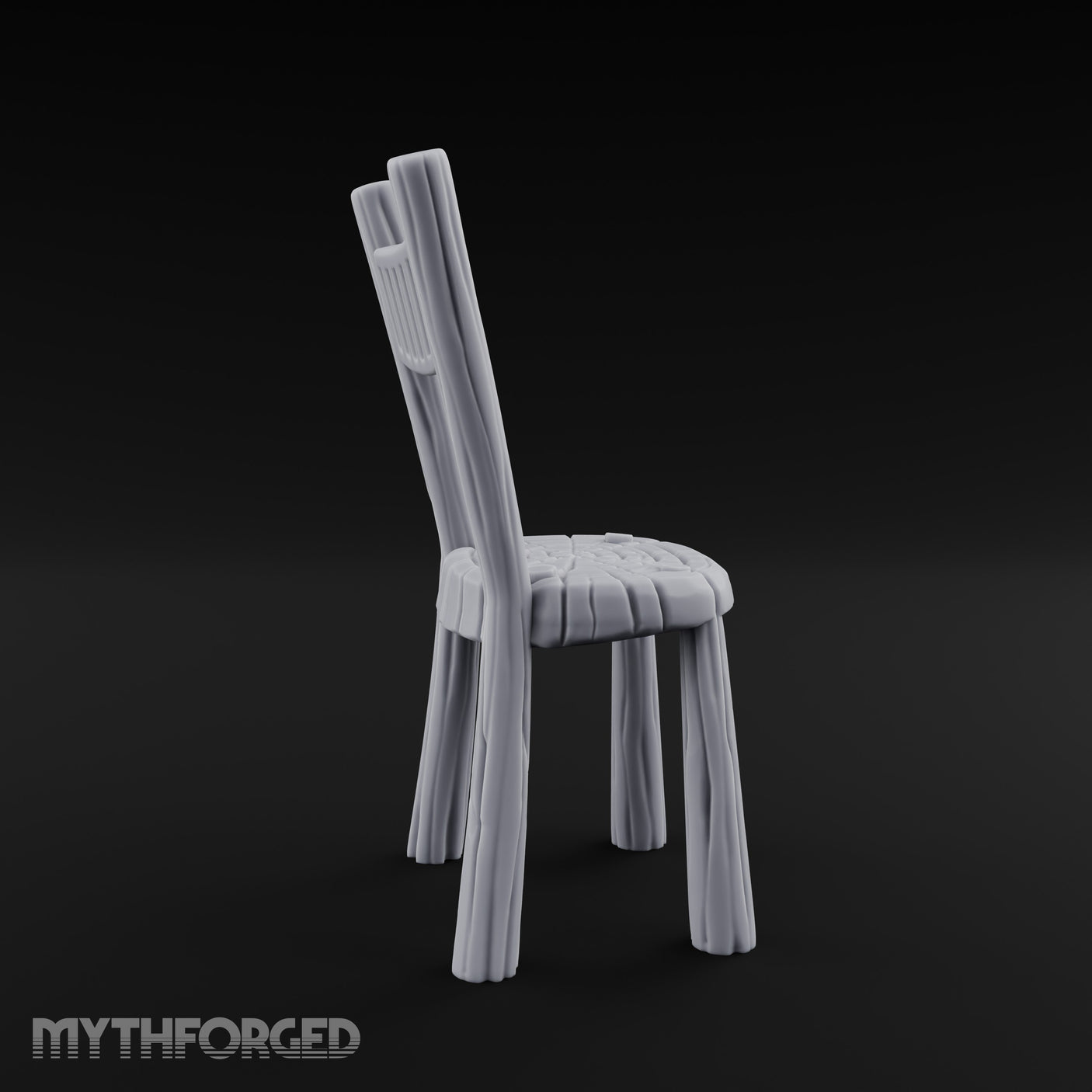 Grain-Streaked Slat-Backed Tavern Chair gallery 4