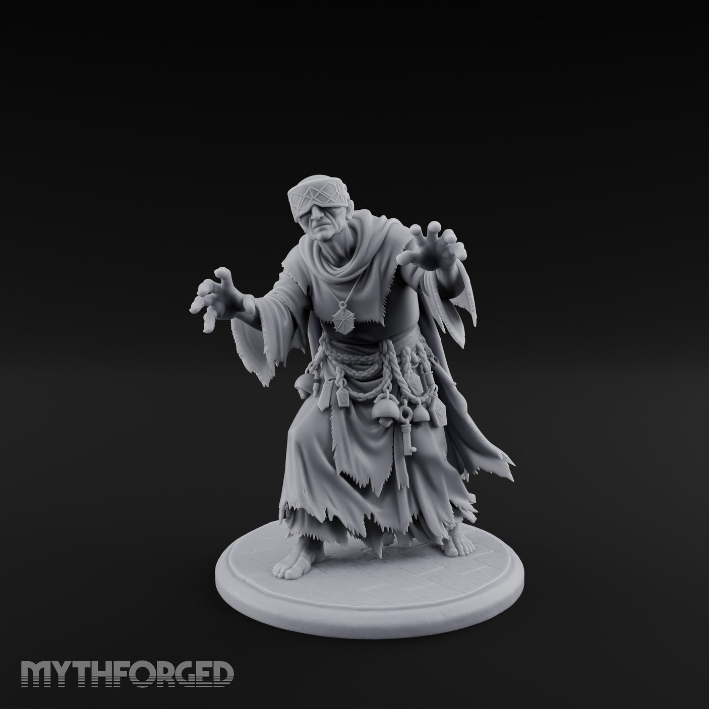 Grasping Claw Reaching Necromancer Miniature for Dungeons and Dragons, Pathfinder or other TTRPGs