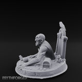 Grave Bursting Screaming Zombie Gravecrawler Miniature for Dungeons and Dragons, Pathfinder or other TTRPGs