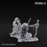 Grave Rising Skeleton Warrior A Miniature for Dungeons and Dragons, Pathfinder or other TTRPGs