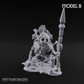 Grave Rising Skeleton Warrior B Miniature for Dungeons and Dragons, Pathfinder or other TTRPGs
