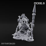 Grave Rising Skeleton Warriors Miniature for Dungeons and Dragons, Pathfinder or other TTRPGs