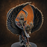 Great Kirin Riding Troop General — painted concept preview (miniature supplied unpainted)