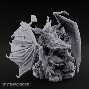 Poison To All Green Dragon Miniature for Dungeons and Dragons, Pathfinder or other TTRPGs
