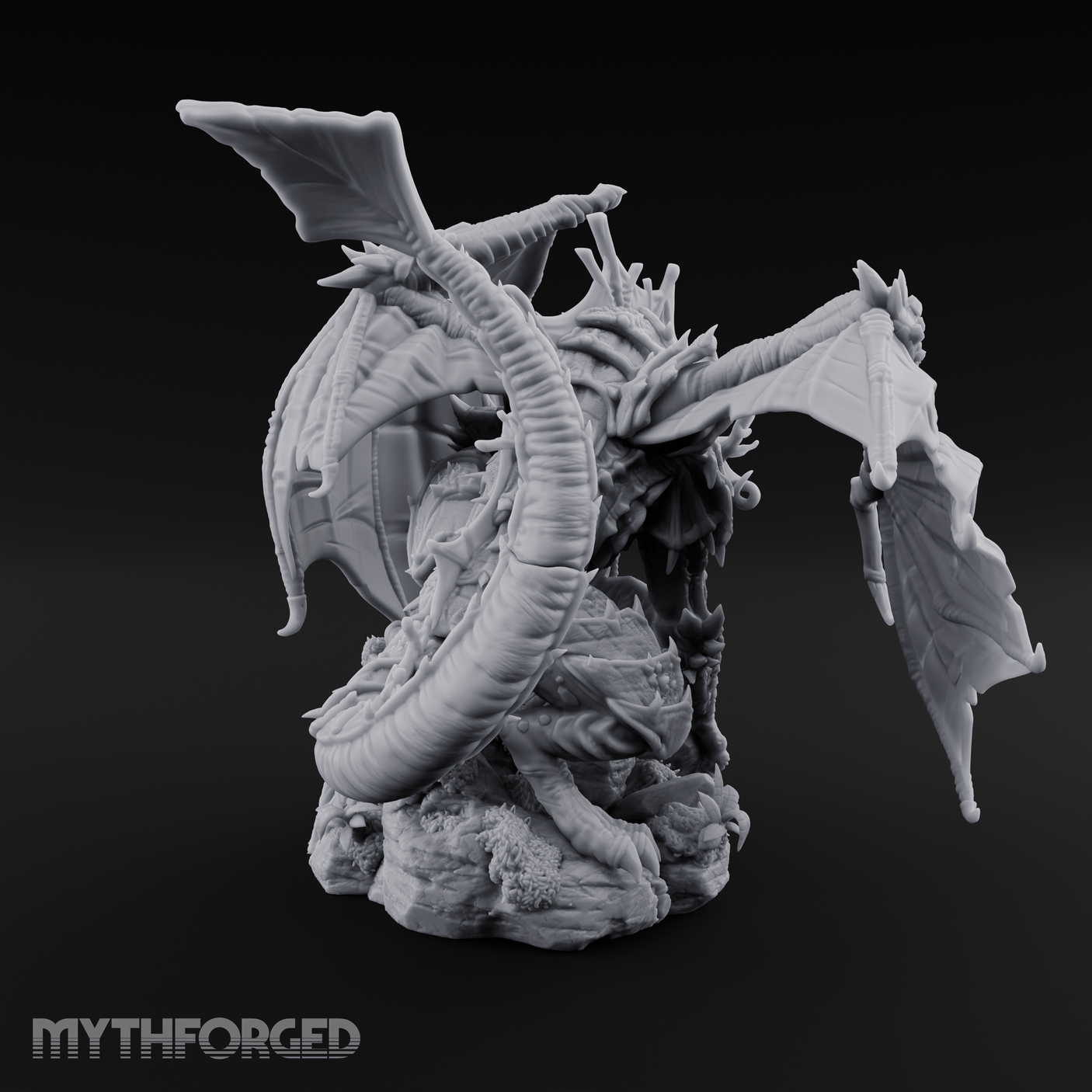 Poison To All Green Dragon Miniature for Dungeons and Dragons, Pathfinder or other TTRPGs