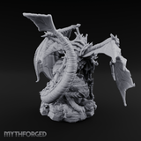 Poison To All Green Dragon Miniature for Dungeons and Dragons, Pathfinder or other TTRPGs