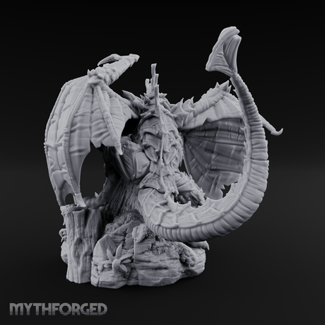 Poison To All Green Dragon Miniature for Dungeons and Dragons, Pathfinder or other TTRPGs