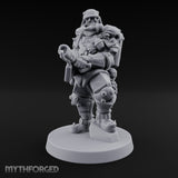 Grenade Clutching Flamer Wielding Human Flame Trooper Miniature for Dungeons and Dragons, Pathfinder or other TTRPGs
