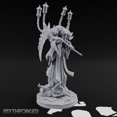 Lanterns Held Aloft Spectre Miniature for Dungeons and Dragons, Pathfinder or other TTRPGs