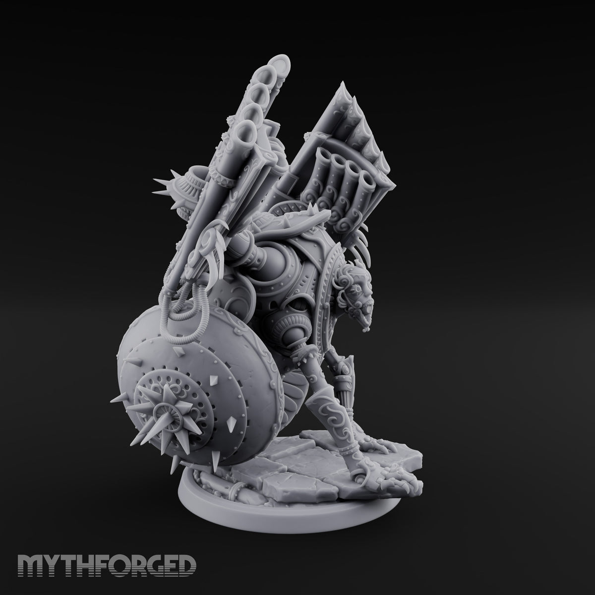 Spiked Wheel, Spiked Mood Warforged Wheeled Automatons — A