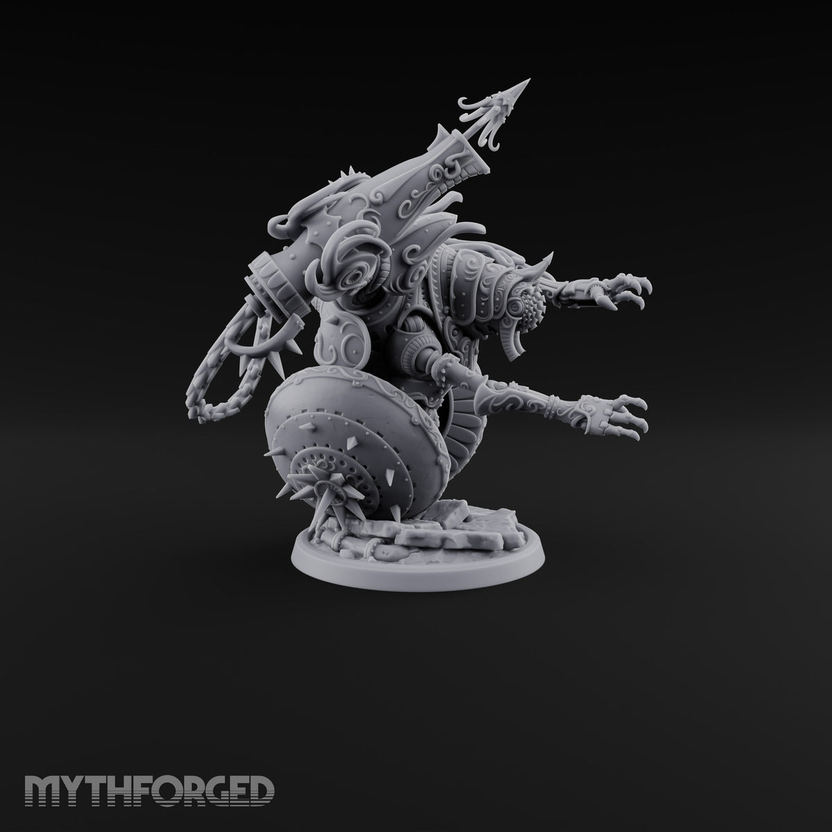 Spiked Wheel, Spiked Mood Warforged Wheeled Automatons — B