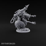 Spiked Wheel, Spiked Mood Warforged Wheeled Automaton with Spiked Wheel and Weapon Arms B