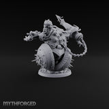 Spiked Wheel, Spiked Mood Warforged Wheeled Automaton with Spiked Wheel and Weapon Arms B