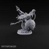 Spiked Wheel, Spiked Mood Warforged Wheeled Automaton with Spiked Wheel and Weapon Arms B
