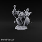 Spiked Wheel, Spiked Mood Warforged Wheeled Automaton with Spiked Wheel and Weapon Arms B
