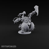 Spiked Wheel, Spiked Mood Warforged Wheeled Automaton with Spiked Wheel and Weapon Arms C