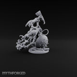 Spiked Wheel, Spiked Mood Warforged Wheeled Automaton with Spiked Wheel and Weapon Arms C