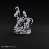 Spiked Wheel, Spiked Mood Warforged Wheeled Automaton with Spiked Wheel and Weapon Arms C