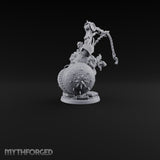 Spiked Wheel, Spiked Mood Warforged Wheeled Automaton with Spiked Wheel and Weapon Arms D