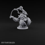 Spiked Wheel, Spiked Mood Warforged Wheeled Automaton with Spiked Wheel and Weapon Arms D