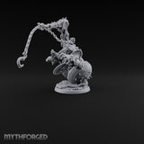 Spiked Wheel, Spiked Mood Warforged Wheeled Automaton with Spiked Wheel and Weapon Arms D