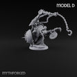 Spiked Wheel, Spiked Mood Warforged Wheeled Automaton with Spiked Wheel and Weapon Arms D