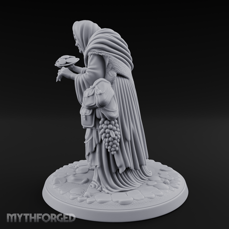 Plate Offering Hag Miniature for Dungeons and Dragons, Pathfinder or other TTRPGs