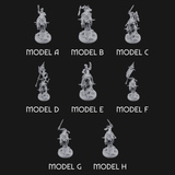 Fist Raised Triumphant War Stallion Warlord Miniature for Dungeons and Dragons, Pathfinder or other TTRPGs