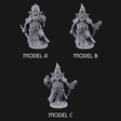 Flame Palming Gnome Pyromancers Miniature for Dungeons and Dragons, Pathfinder or other TTRPGs