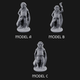 Wandering About Halfling Explorers Miniature for Dungeons and Dragons, Pathfinder or other TTRPGs