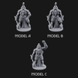 Mohawked And Ready Dwarf Slayers Miniature for Dungeons and Dragons, Pathfinder or other TTRPGs