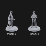 Weird War Japanese Officers Miniature for Dungeons and Dragons, Pathfinder or other TTRPGs