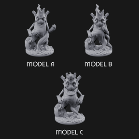 Grinning Wide Treant Saplings Miniature for Dungeons and Dragons, Pathfinder or other TTRPGs