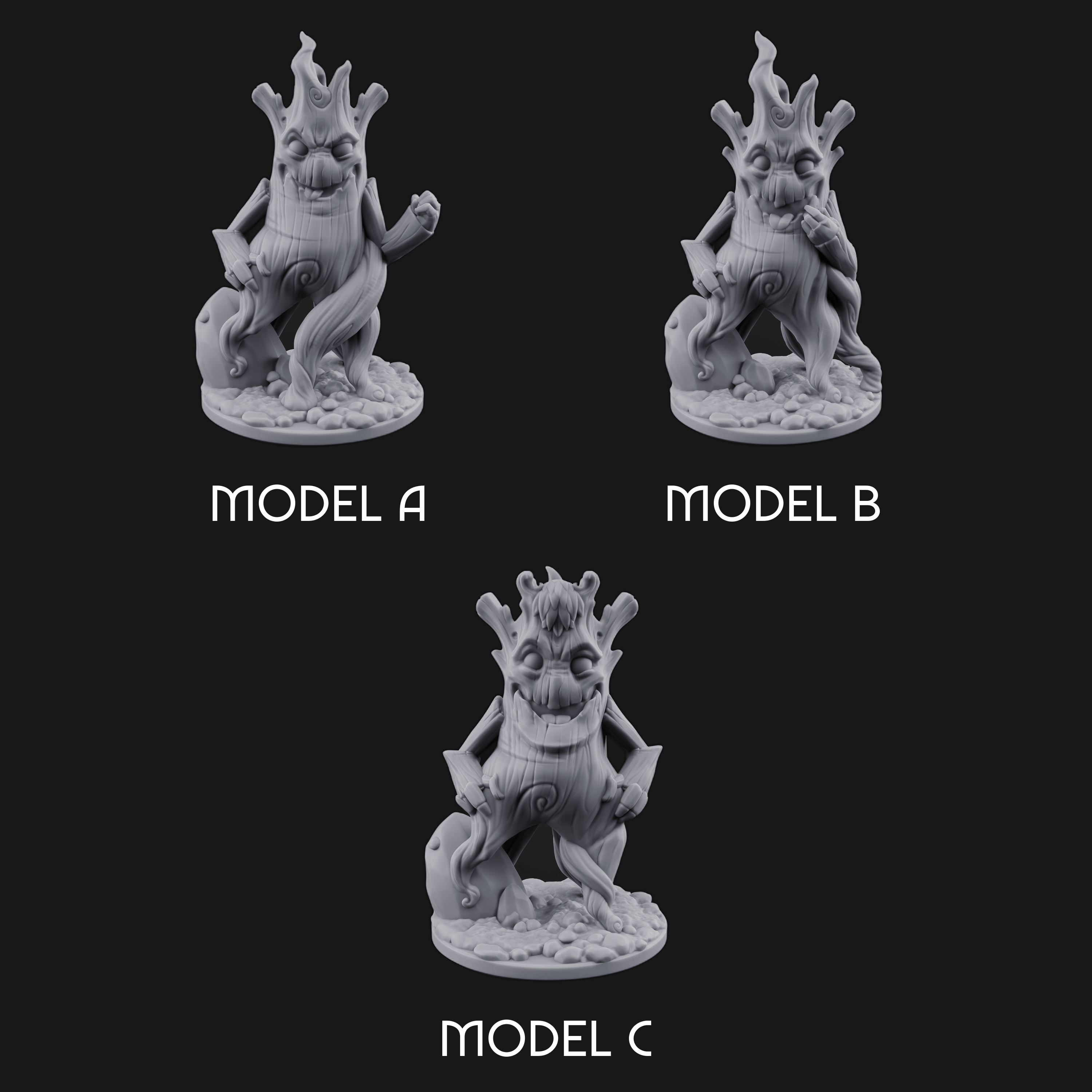 Grinning Wide Treant Saplings