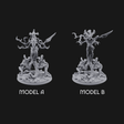 Tendrils Spreading Wide Illithid Matriarchs Miniature for Dungeons and Dragons, Pathfinder or other TTRPGs