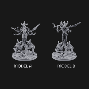 Tendrils Spreading Wide Illithid Matriarchs Miniature for Dungeons and Dragons, Pathfinder or other TTRPGs