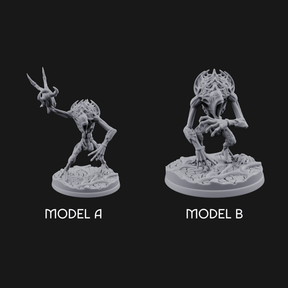 Horns Held High Star Spawn Seers Miniature for Dungeons and Dragons, Pathfinder or other TTRPGs