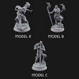Magic Unfurling Risen Skeletons Miniature for Dungeons and Dragons, Pathfinder or other TTRPGs