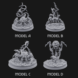 Tentacles Coiling Skyward Kruthiks Miniature for Dungeons and Dragons, Pathfinder or other TTRPGs