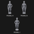 Suns Out Guns Out Human Mercenaries Miniature for Dungeons and Dragons, Pathfinder or other TTRPGs