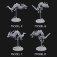 Perched And Calm Spirit Dragons Miniature for Dungeons and Dragons, Pathfinder or other TTRPGs
