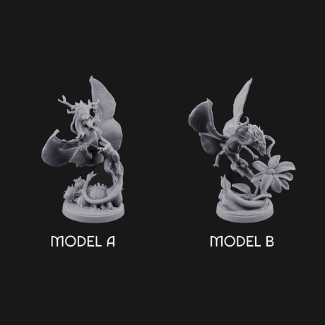 Stretching  Faerie Dragons Miniature for Dungeons and Dragons, Pathfinder or other TTRPGs