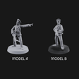 Weird War Japanese NCO Soldier Miniature for Dungeons and Dragons, Pathfinder or other TTRPGs